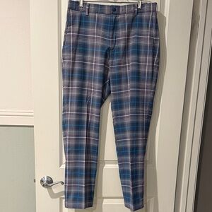 Nike Golf Men's Blue Plaid Pants size Large